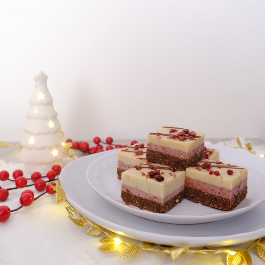 Cranberry White Chocolate Slice - Limited Edition
