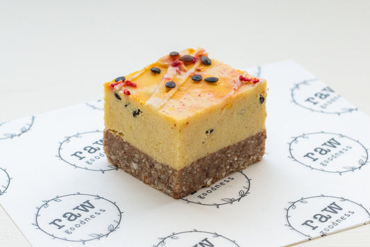 Passionfruit White Chocolate Slice - 'SECONDS'